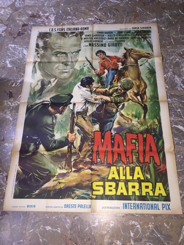 Manifesto cinema mafia - 2f, alla