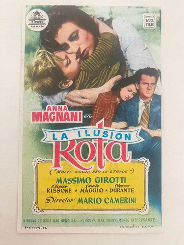 Programma spagnolo molti sogni - molti,