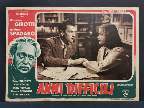 Anni difficili fotobusta - anni,
