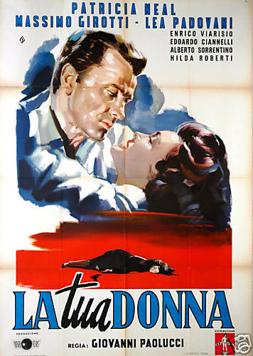 Manifesto film tua donna - la,