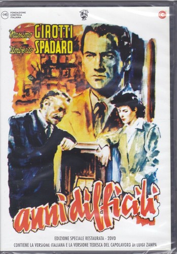 Dvd anni difficili - dvd, box