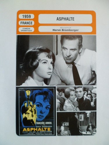 Carte fiche cinema 1959 - carte,