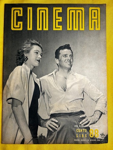 1952 cinema vecchio film - cinema,